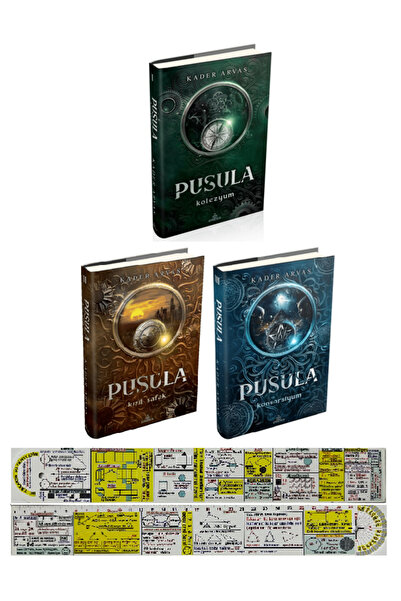 Ephesus Yayınları Pusula Serisi 3 Kitap Set Kader Arvas (Ciltli) + Mat. Öğret...