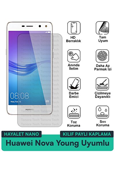 Milat Tech غطاء حماية نانو لهاتف هواوي نوفا يانغ هايلايت متوافق مع واقي الشاش...