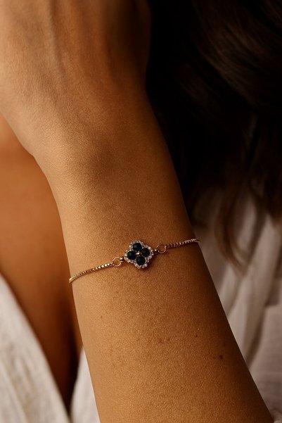 RARİ AKSESUAR Clover Elevator Steel Bracelet