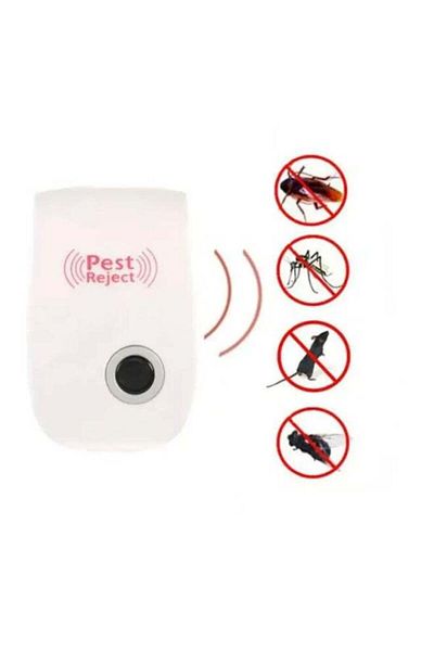 Generic Pest Reject Electrosonic Pest Controlling And Repelling Device White