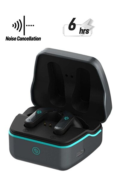 porodo سماعات أذن للألعاب V5.3 TWS 40 مللي أمبير/ساعة*2، مزودة بميكروفون مزدو...