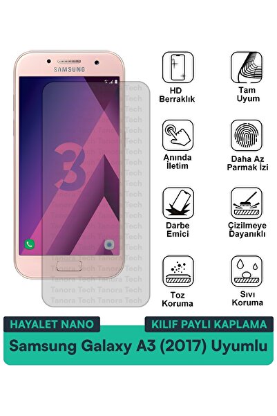 Milat Tech حافظة سامسونج جالاكسي A3 (2017) هايلايت نانو متوافقة مع طبقة حماية...