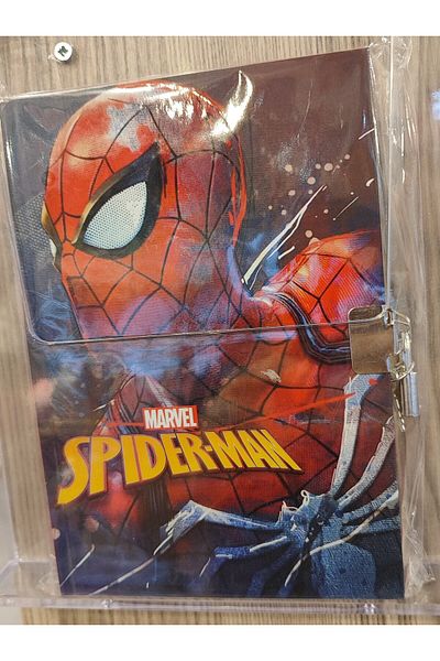 ada çanta kırtasiye Hardcover Hard Cover Locked Agenda Diary Multi-Purpose A5 Size Lined Notebook with Pre.Man Figure Ad7