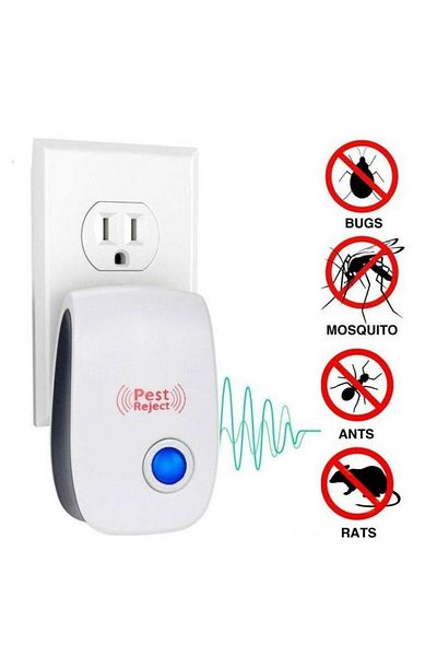Generic Multi Purpose Ultrasonic Pest Repeller Electronic Mosquito Killer Reject Bug Mosquito Cockroach Mous