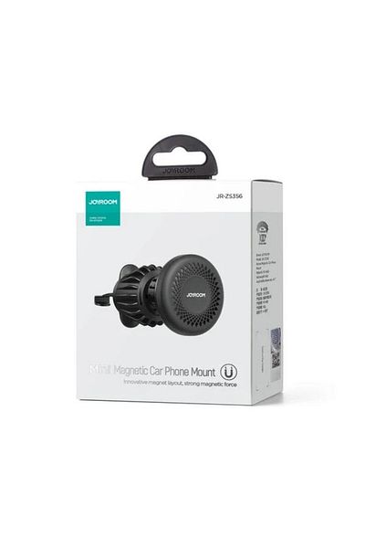 REDz Accessories Suport magnetic pentru grila de ventilație, Joyroom JR-ZS356, rotativ, compatibil cu Apple, negru