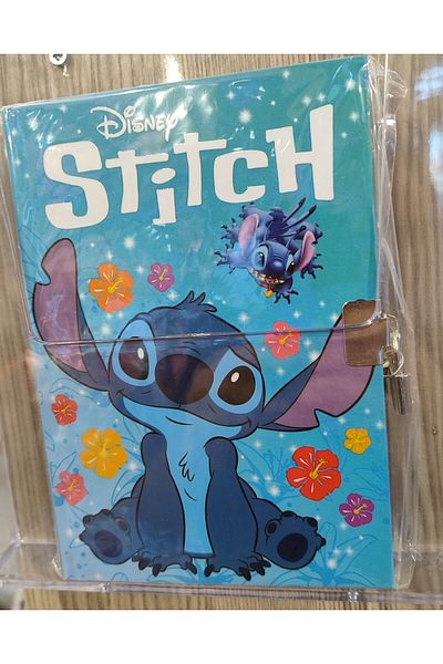 ada çanta kırtasiye Hardcover Hard Cover Lock Agenda Diary Multi-Purpose A5 Size Lined Notebook with Stitch Figure Ad7