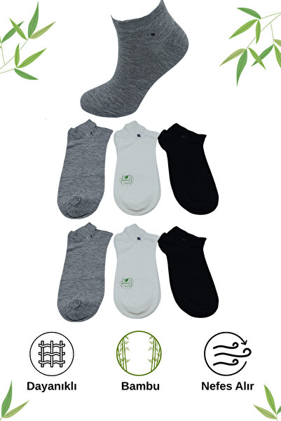 stellare 6 ζευγάρια ανδρικές κάλτσες από μπαμπού χωρίς ραφές πολύχρωμες καθημ...