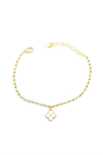Royaleks Vc clover bracelet - gold