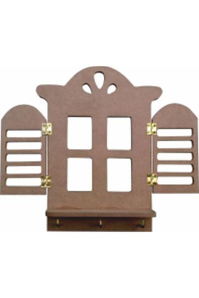 ehobici Wooden Keychain with Window (Mdf) An-31