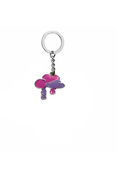 Herşey Nota Cloud Figured Keychain – Minimalist and Elegant Metal Accessory