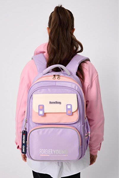 H&D COLLECTİON Unisex Full Orthopedic Supported and Rainproof Middle School/Primary School Bag 2210