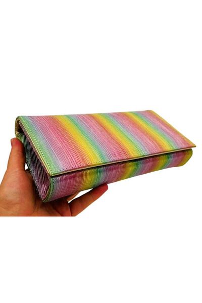 angel çanta aksesuar Accesoriu pentru geanta Angel Geanta pentru rochie de seara culoare curcubeu cu lant