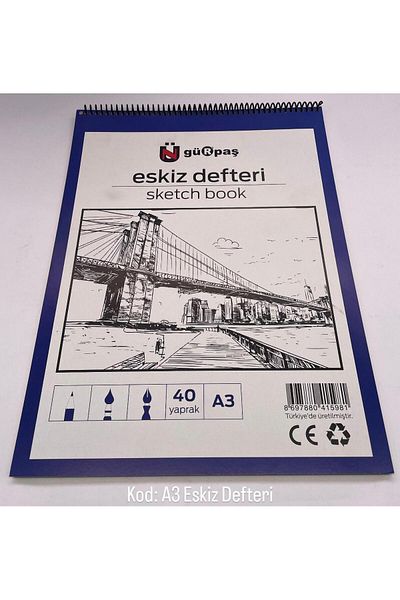 Gürpaş Sketchbook 40 Yp A4 170 Gr