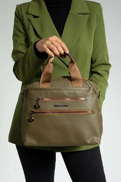 POLO CLUB Women's Long Adjustable Strap 5 Compartment Shoulder and Hand Bag