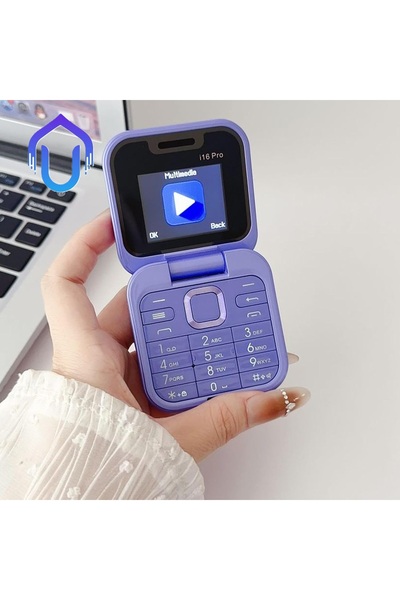 shop Flip Model Kapaklı Tuşlu Telefon Farklı Ses Modu Çift Sim Kartlı