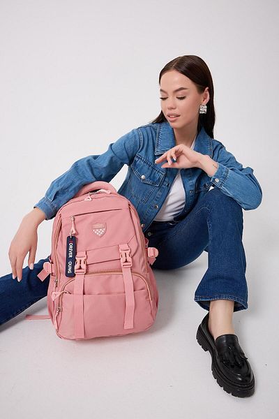 H&D COLLECTİON Unisex Satin Fabric Waterproof Quality School Travel Camping Backpack 2200