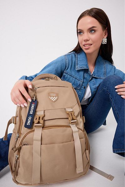 H&D COLLECTİON Unisex Satin Fabric Waterproof Quality School Travel Camping Backpack 2200
