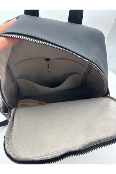 angel çanta aksesuar Αξεσουάρ Angel Bag Σακίδιο πλάτης από πραγματικό δέρμα Unisex Μαύρο Χρώμα