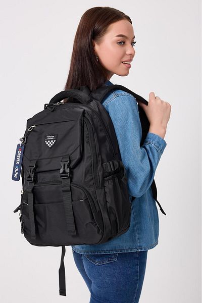H&D COLLECTİON Unisex Satin Fabric Waterproof Quality School Travel Camping Backpack 2200
