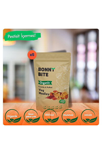 ÇITIR SEBZE (KAPYA BİBER, CHERRY DOMATES,SOĞAN) ATIŞTIRMALIĞI 5'Lİ PAKET (18GR*5)