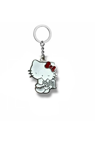 Herşey Nota Classic Hello Kitty Figured Keychain – Cute and Lightweight Metal Accessory