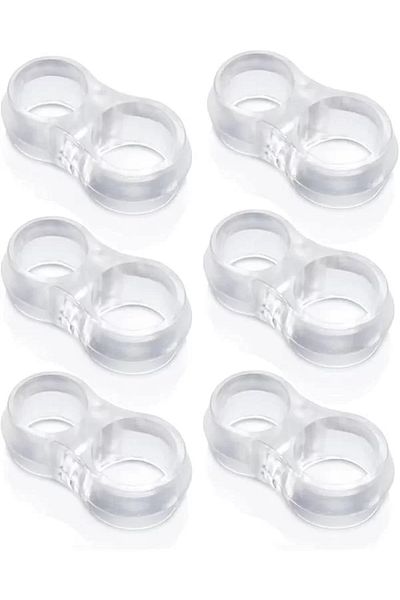 STOREMAX Plastic Door Handle Stopper, Door Back Wall Protector Buffer, Silicone Stopper, Window Handle
