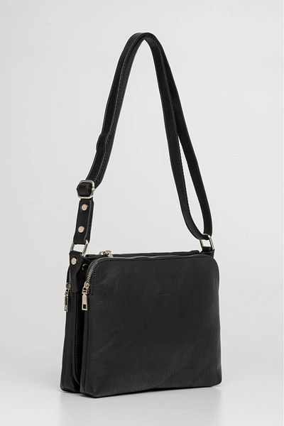 Jacquline Black Vanamo N Women's Leather Crossbody Bag