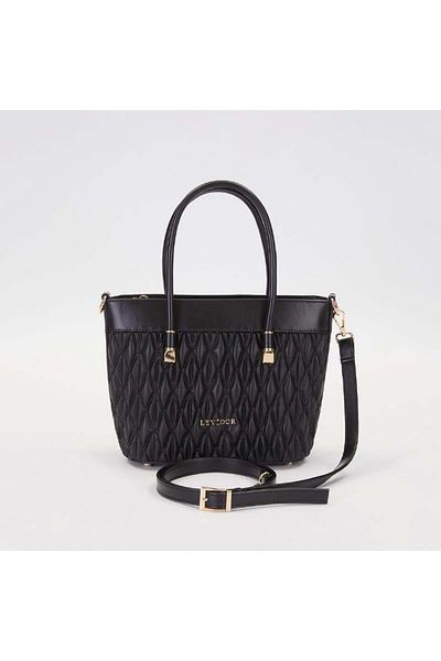 Levidor Black Baklava Pattern Women's Handbag