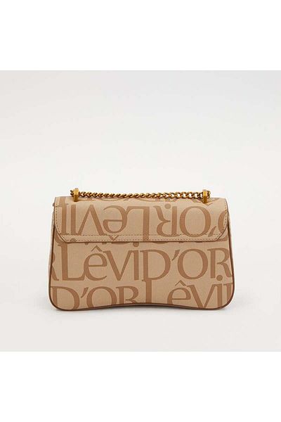 Levidor Premium Women's Crossbody Bag with Tan Chain Strap
