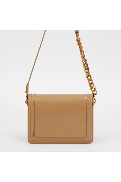 Levidor Brown Classic Cross Strap Women's Small Size Bag
