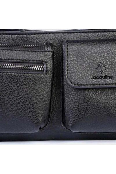 Jacquline Black Uokrea Leather Women's Crossbody Bag