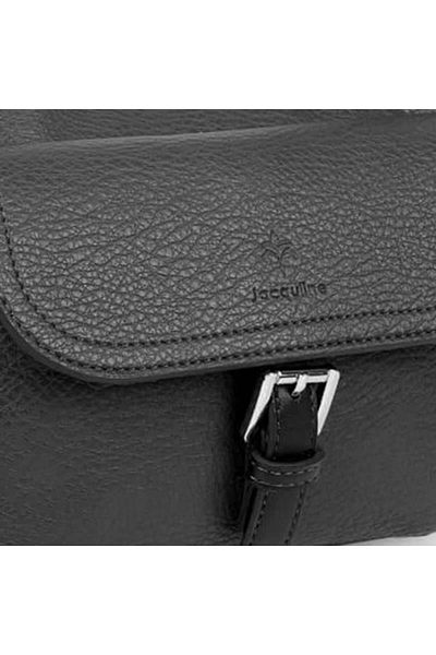 Jacquline Black Phabose Women's Leather Shoulder Bag