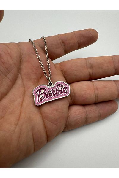 Herşey Nota Colorful Plated Barbie Figured Chain Necklace – 60 cm Stylish and Vibrant Jewelry