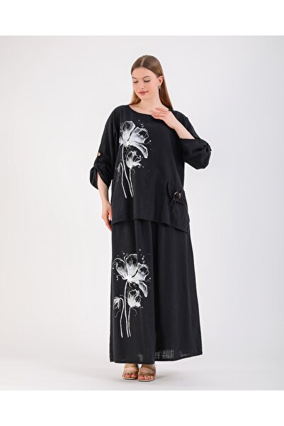 ZTO Women's Various Printed Bluz Skirt Set