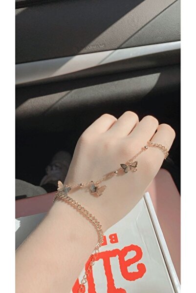 Shiklik إكسسوار يد نسائي أنيق بتفاصيل فراشة