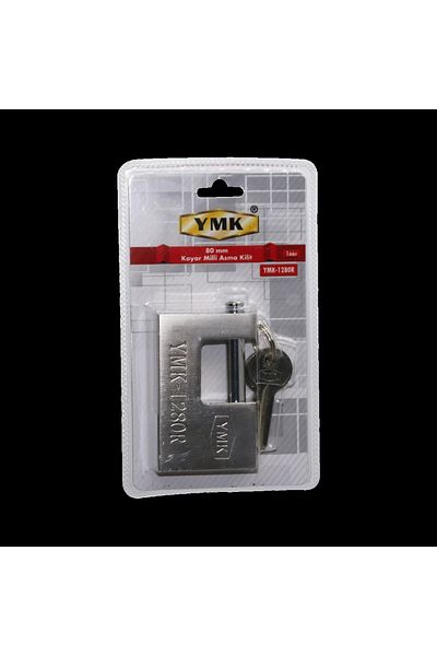 BOL ÇEŞİT BURADA 80mm Gray Sliding Shaft Padlock