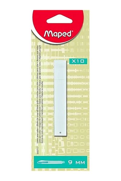 UCDKSHOP Office And Stationery 640717 Lamă de rezervă argintie, 9 mm
