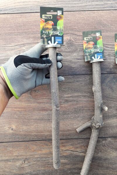 Vixpet Venty 3-Piece Natural Parrot Perch Set | Sultan, Monk, Konur, Lori, Senegal, Jumbo Muhabbet - M521