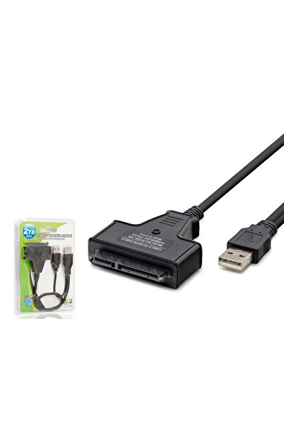 HADRON HDX7516 USB to SATA HDD SSD Dönüştürücü Kablo 2 TB 38 cm Siyah