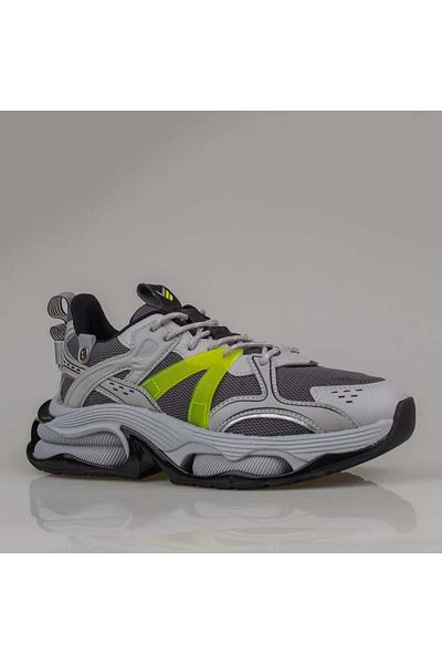 m2s Gray Thick Sole Injection Men's Sports Shoes