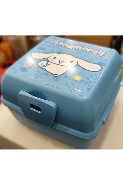 ada çanta kırtasiye Cinnamoroll Figure Plastic 2 Compartment Feeding Container Ad20058