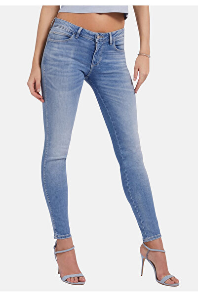 Guess CURVE X 5 Skinny-Fit Jeans – 5-Taschen-Aufkleber mit Aufnäher