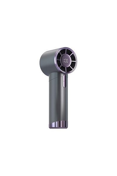 Generic Portable Handheld Fan, 1-100 Speeds Adjustable Turbo Mini Fan with LED Display,Rechargeable Ice Cool
