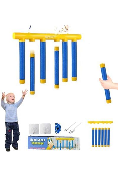 Toybox لعبة التقاط العصي، تدريب رد الفعل، لعبة سقوط العصي، لعبة رد فعل سقوط العصا