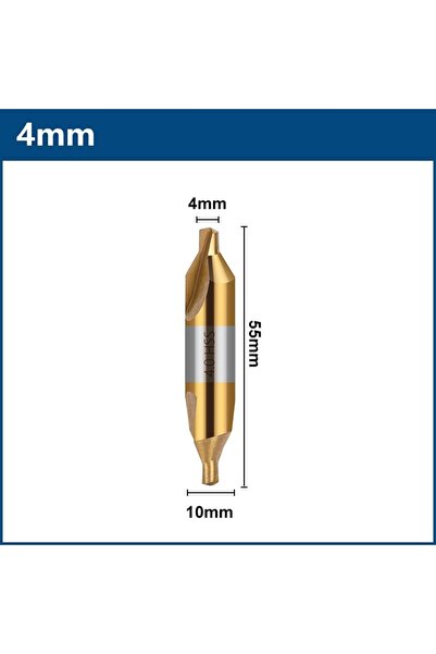 Choice1 4.0mm XCAN HSS Center Drill Bit 1.0-6.0mm 60 Degree Countersinks Angl...