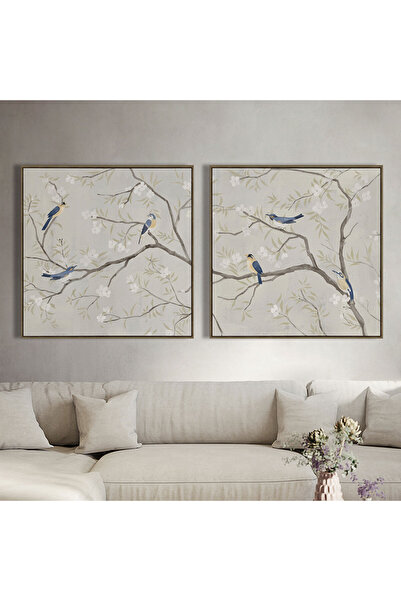 homez Framed Canvas Wall Art 100*100*4Cm