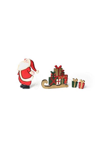 Gadget Master Santa Claus Figure with Sleigh