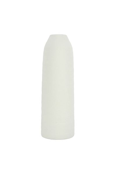 homez White Cearmic Vase - 15.5*15.5*45.5 cm