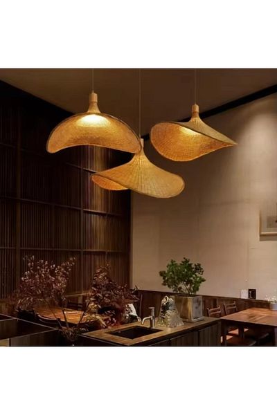 KARAZ Single rustic chandelier
