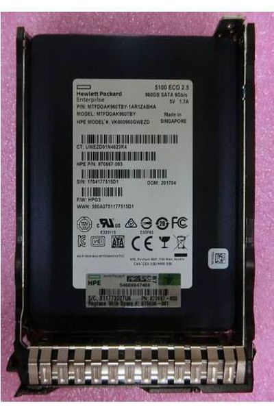 Inna marka HP Enterprise 960GB SATA 6G SFF RI DS SSD, 875656-001